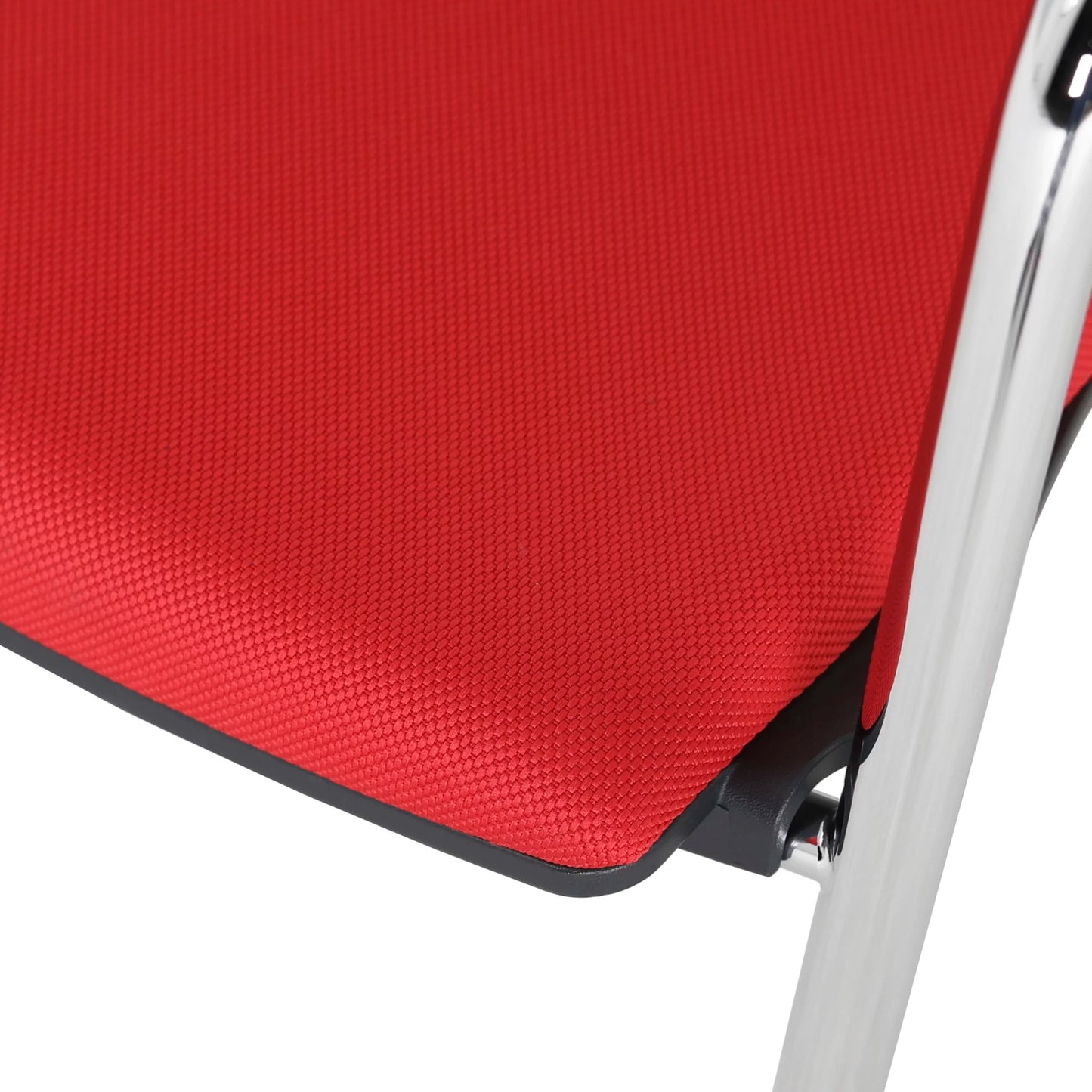 Neos Red Fabric Office Cantilever Chair