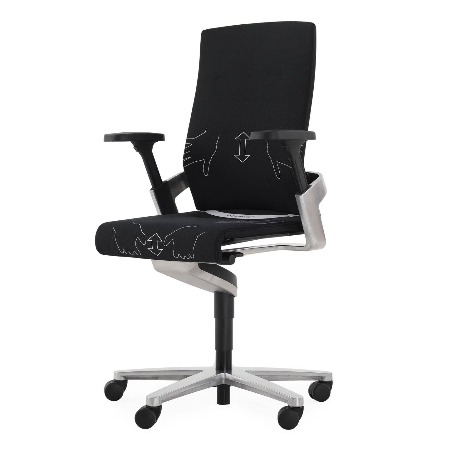 On. Fabric W. Markings Swivel Task Chair