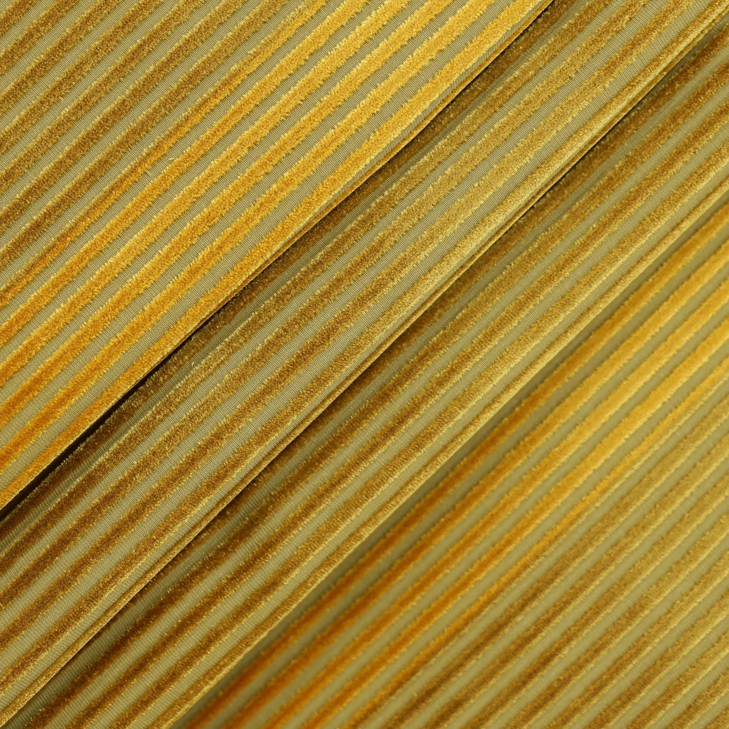 Andrew stripe cotton gold fabric