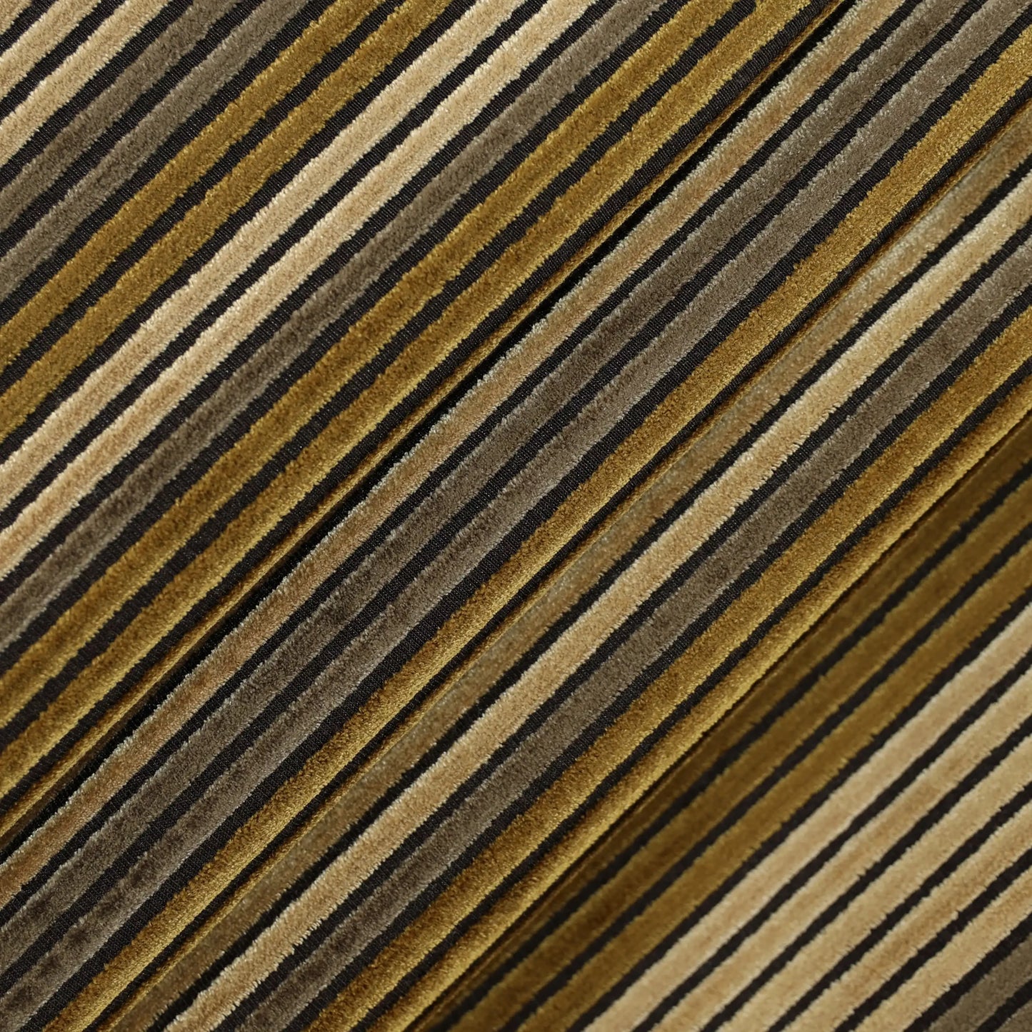 Andrew stripe cotton tobacco fabric