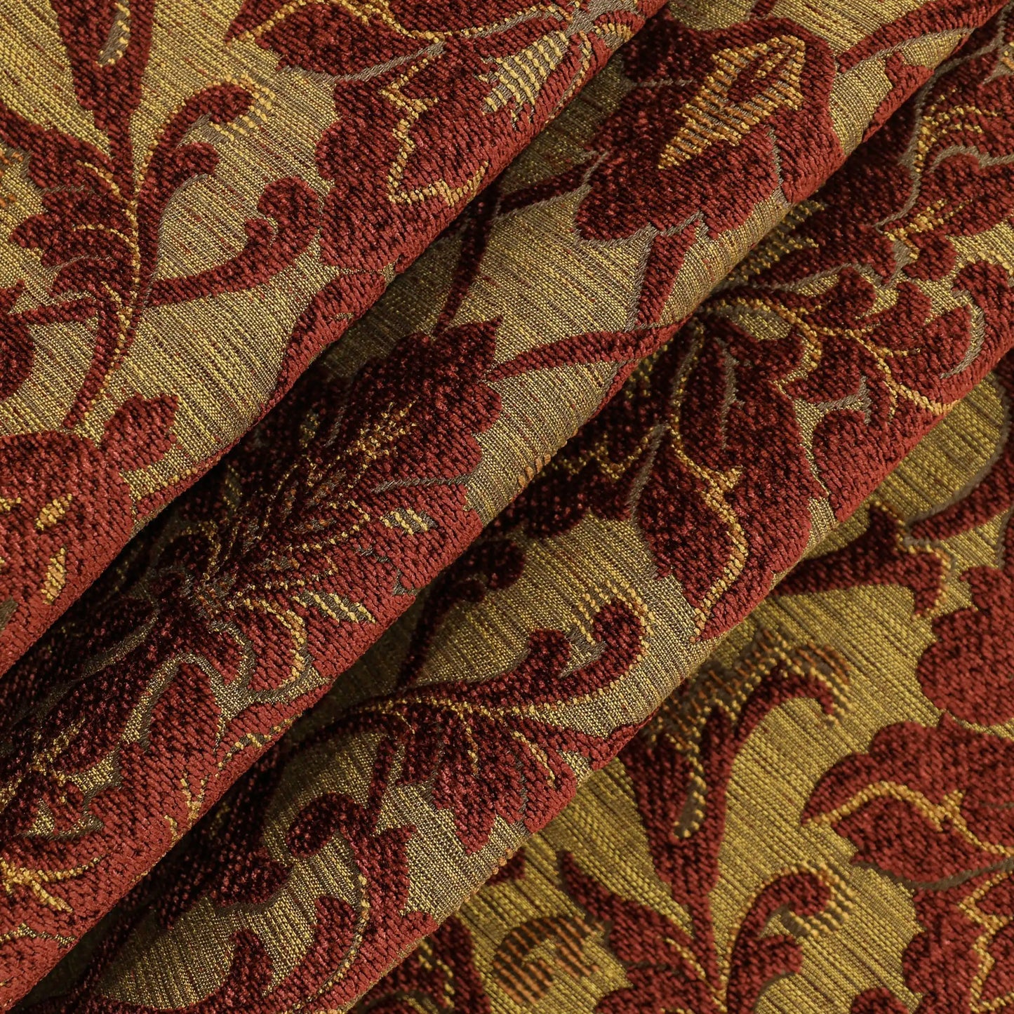 Crazy Damask Bronze Fabric