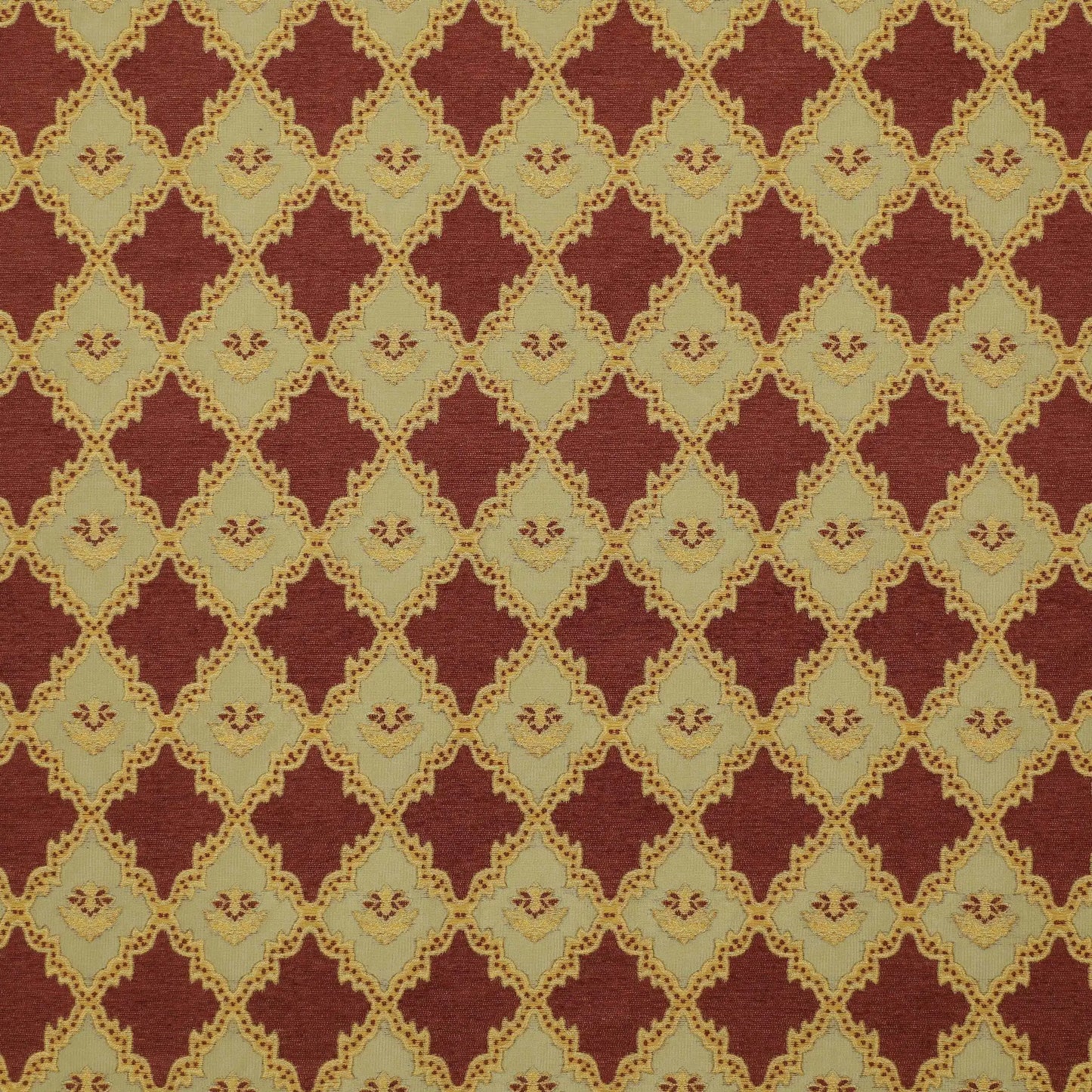 Rajasthan terracotta woven quilted fabric