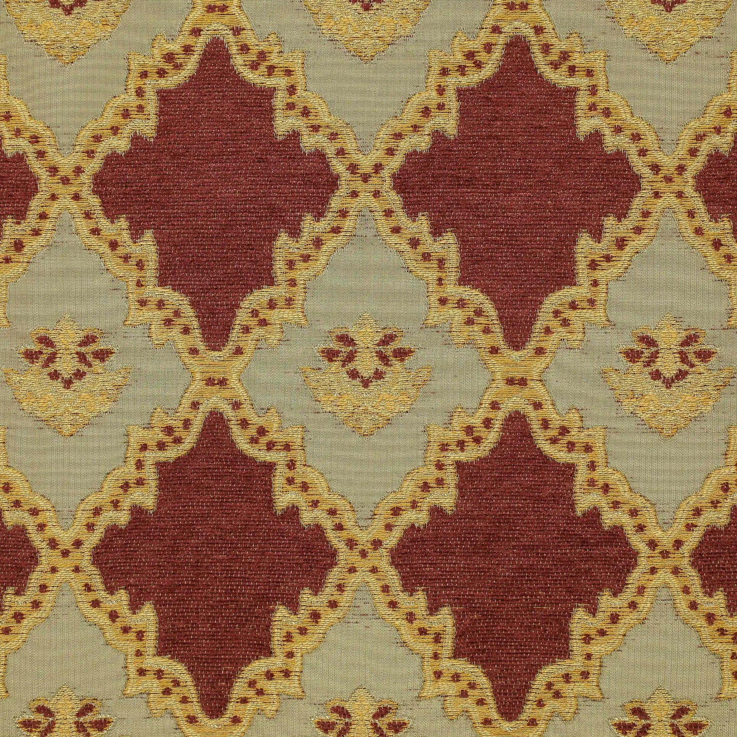 Rajasthan terracotta woven quilted fabric