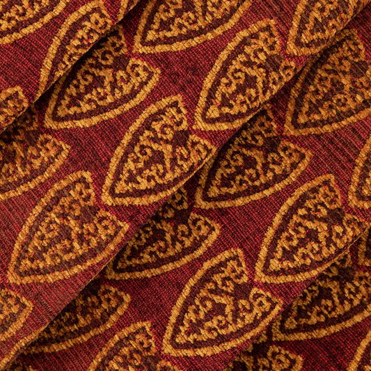 Indiana Aubergine Chenille Fabric