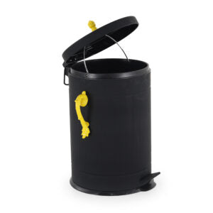 "CHIC METAL TRASH BIN | Seletti "