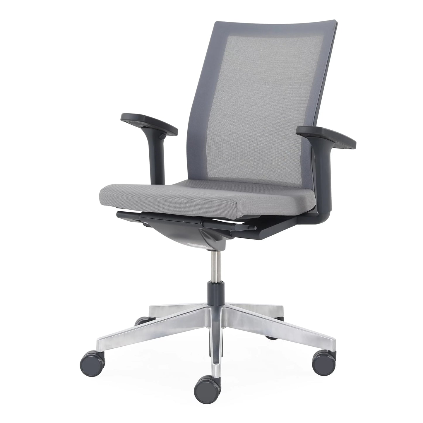 Neos Grey Fabric Office Task Chair