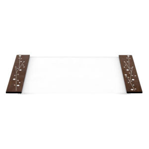 Tray - MOP inlay in walnut Wood  | Nada Debs