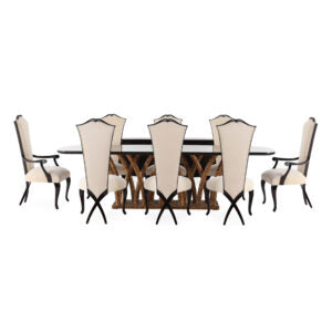 RAIN FOREST Dining TABLE with Chairs and Buffet Set | Christopher Guy
