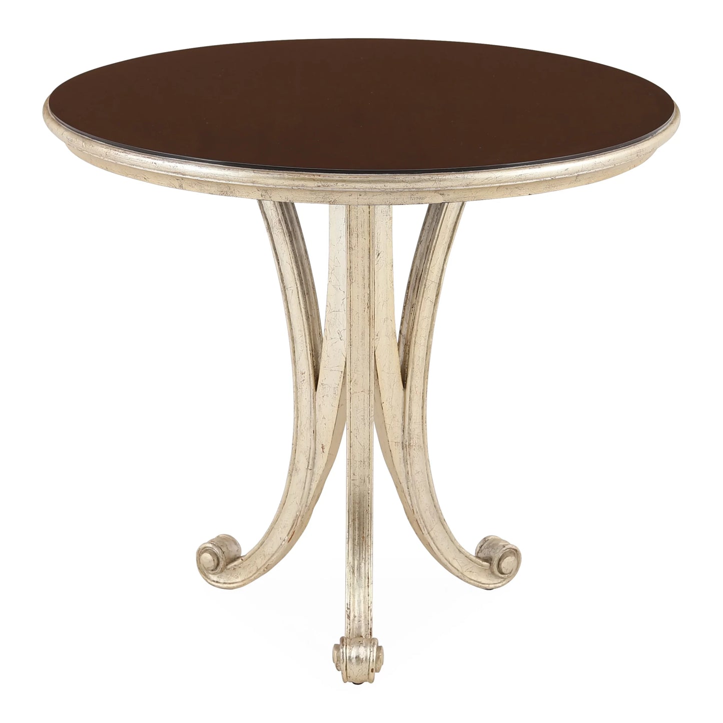 Givanni Italian Silver Mahogany Coffee Table