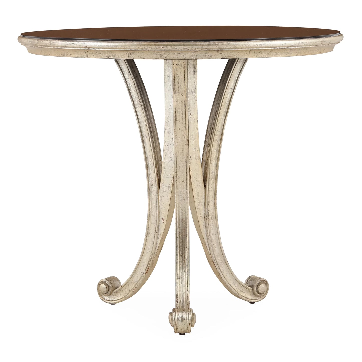 Givanni Italian Silver Mahogany Coffee Table