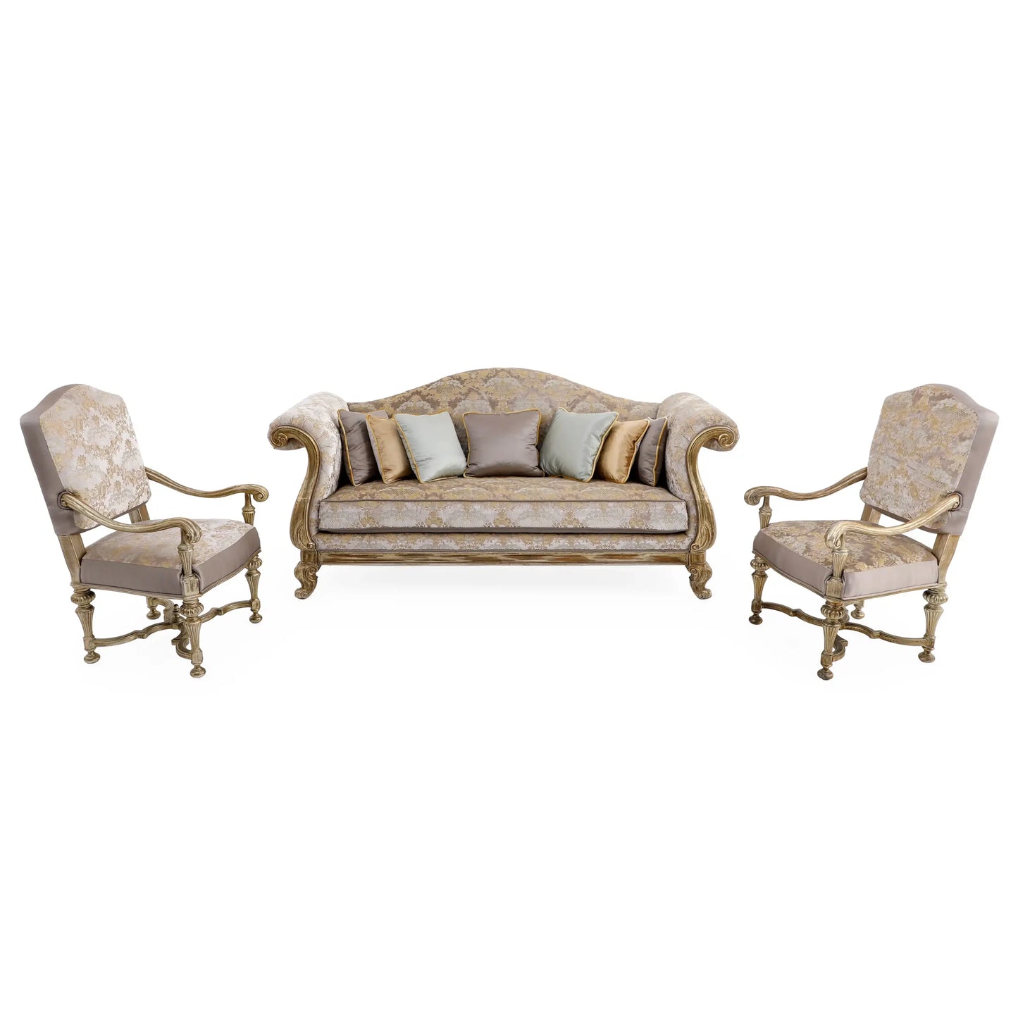 Laura Sofa Set Grey | Living Room Sofa