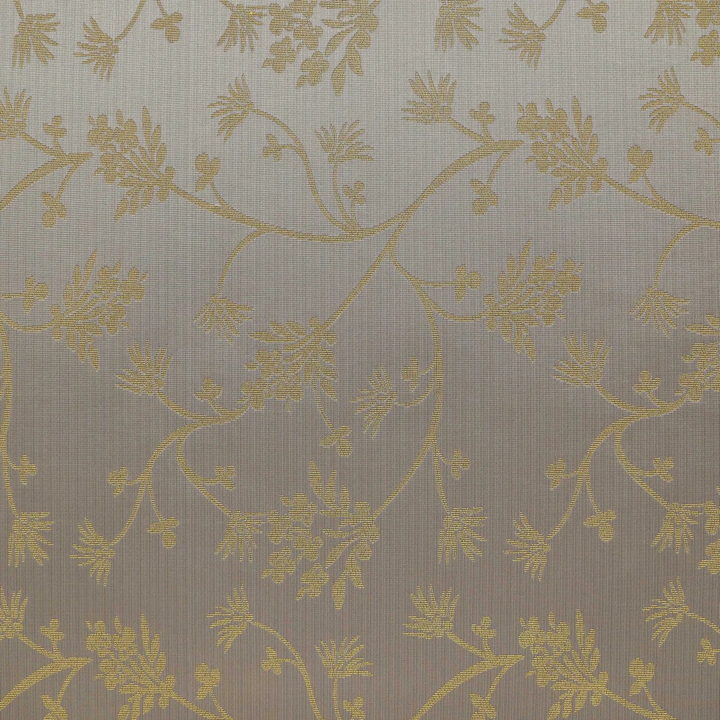 Taft Woven leaf and flower fabric