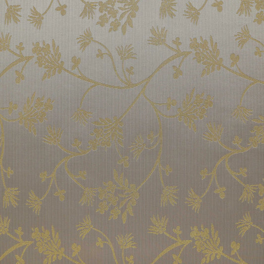 Taft Woven leaf and flower fabric