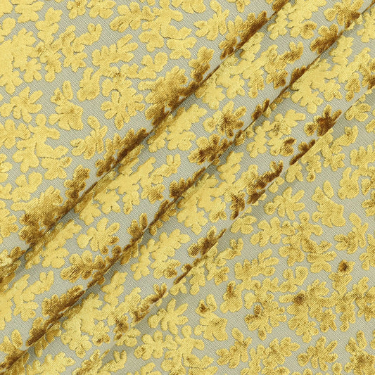 Zubi gold floral velvet