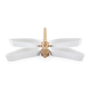 Libellula Tray Glossy Pink Gold And White Wings | Bosa