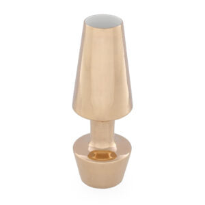 Paire Hollow Vase Glossy Pink Gold | Bosa