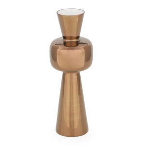 Paire Paunchy Vase Glossy Bronze | Bosa