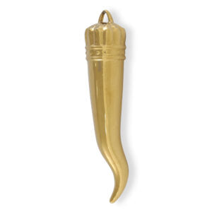 Limited Gold Edition Porcelain My Lucky Horn H -Gold | Seletti