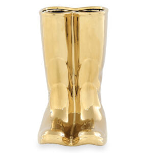 Rainboots Umbrella Stand In Porcelain -Gold | Seletti