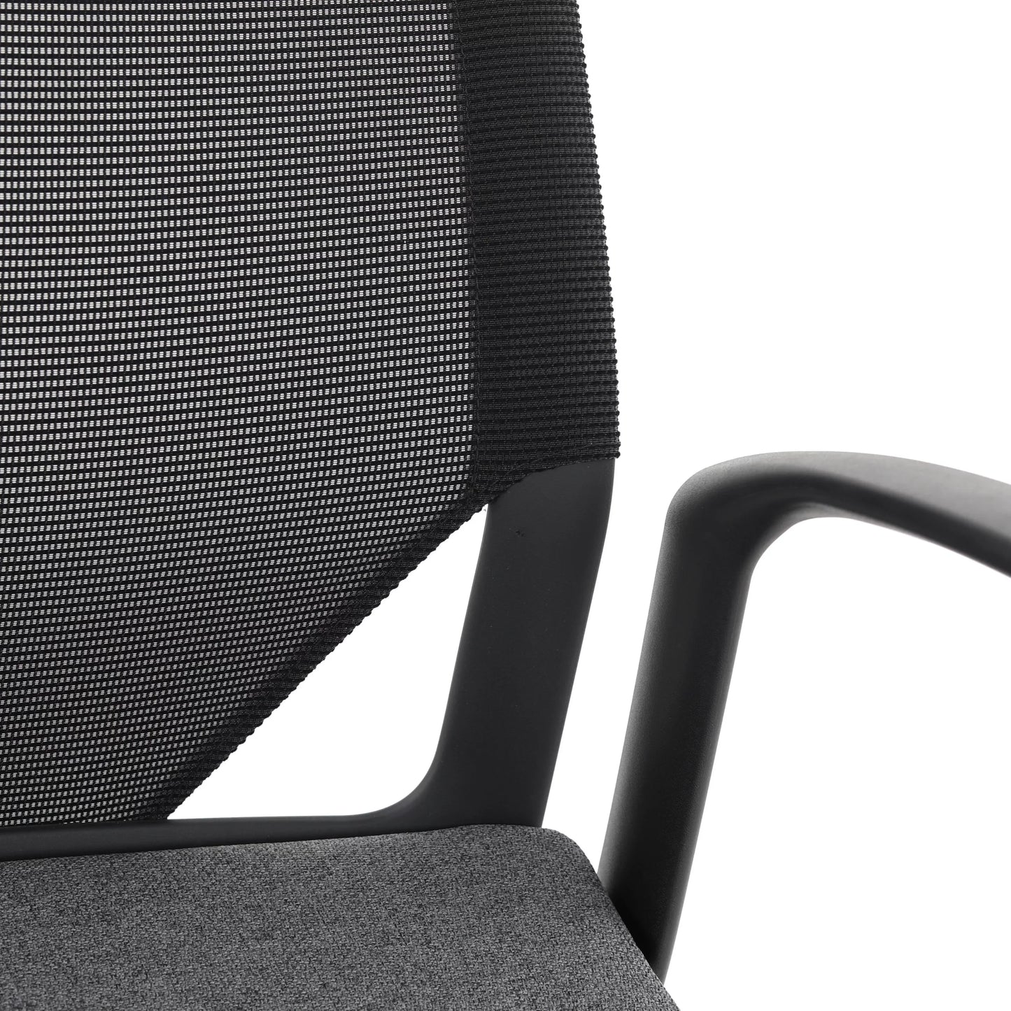 Modus Black Aluminium Fabric Chair