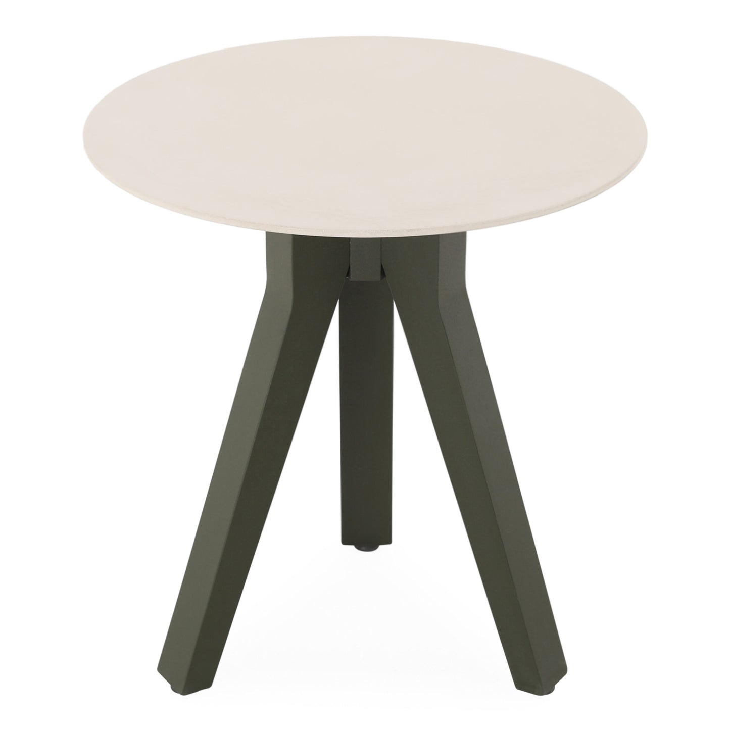 Vieques White Top Aluminium Base Side Table | Kettal