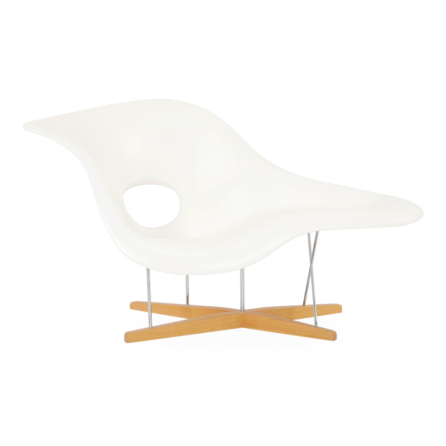 Cha Eames Chaise Polyurethane White | Vitra