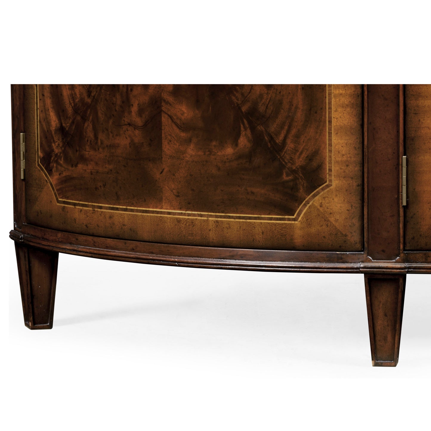 Large mahogany demilune side board | Jonathan Charles