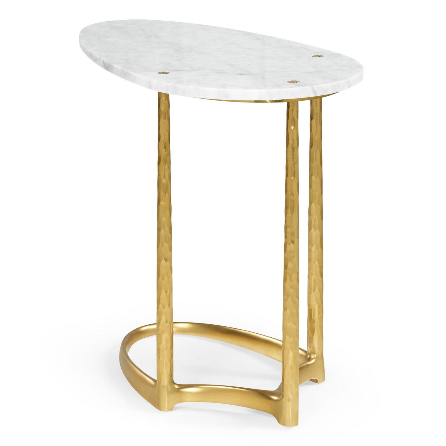 Satin Gold Brass Sofa Table