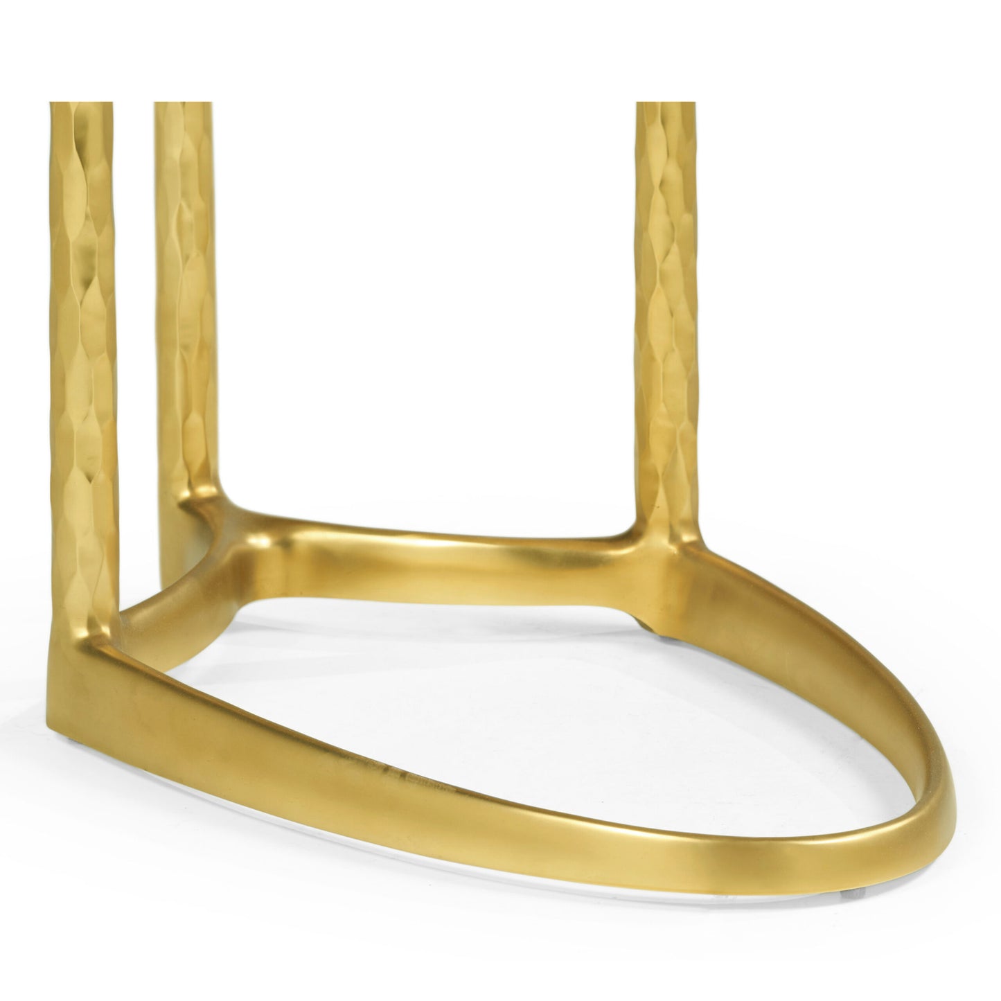 Satin Gold Brass Sofa Table