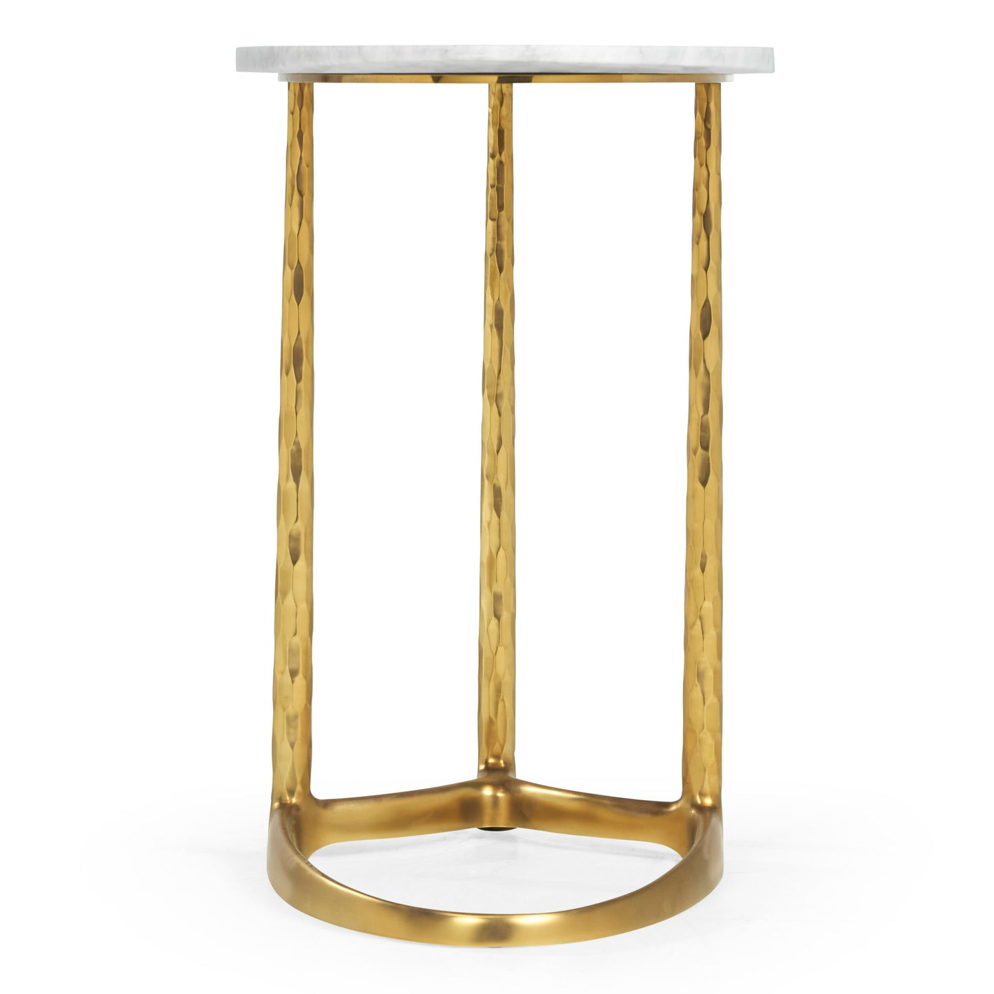 Satin Gold Brass Sofa Table