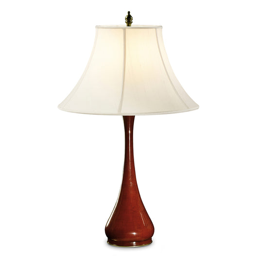 Red Lacquered Table Lamp | Jonathan Charles