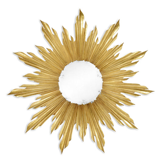 Small Gilded Sunburst Mirror | Art And Decor