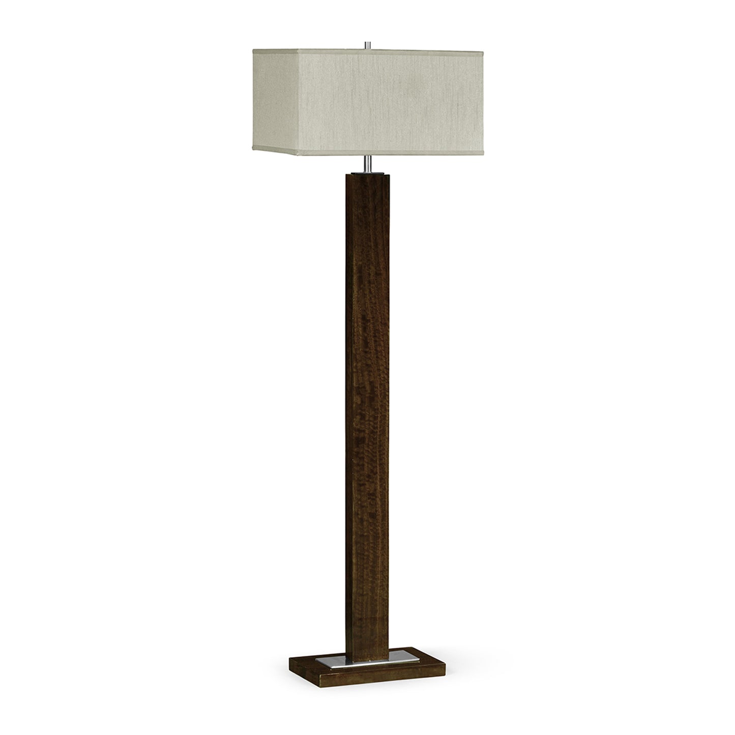 Black Eucalyptus Rectangular Floor Lamp | Jonathan Charles