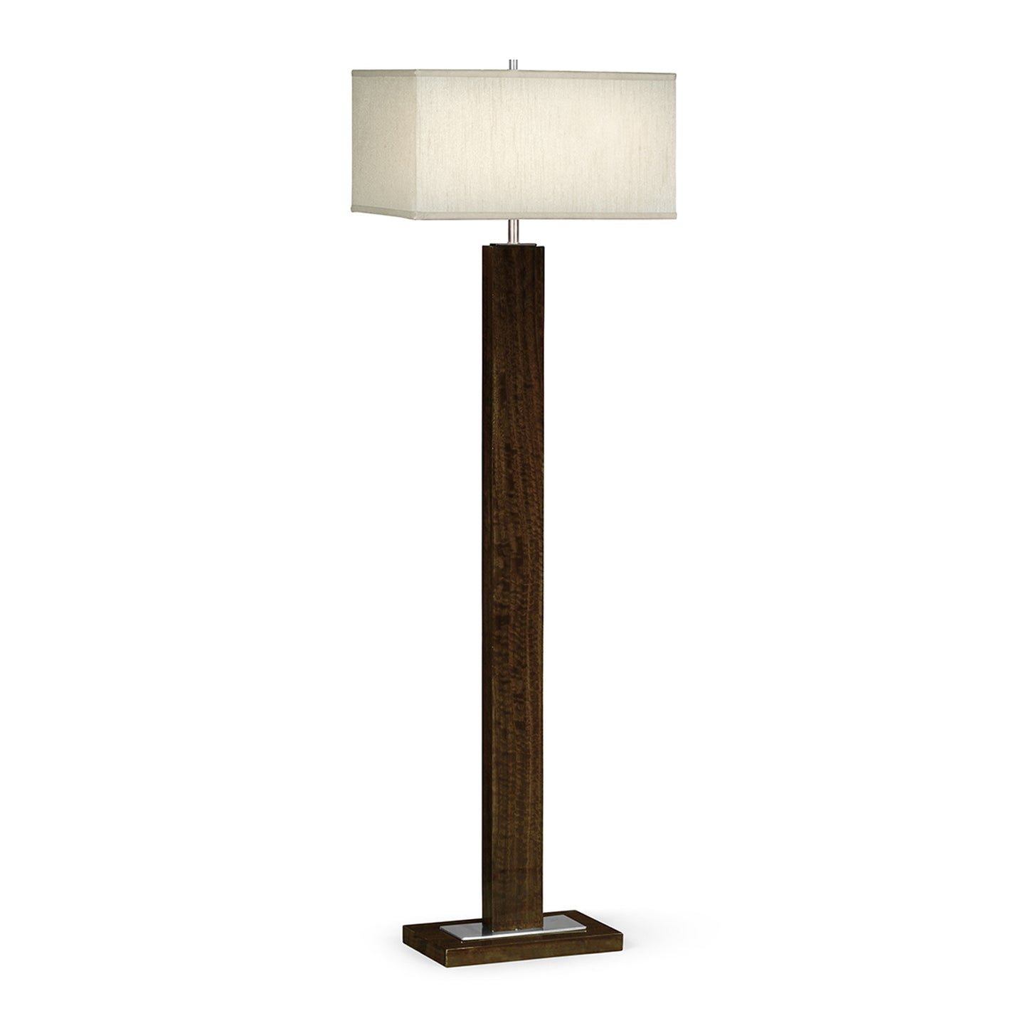 Black Eucalyptus Rectangular Floor Lamp | Jonathan Charles