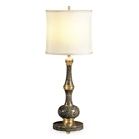 Midnight Snakeskin Eggshell Table Lamp | Jonathan Charles