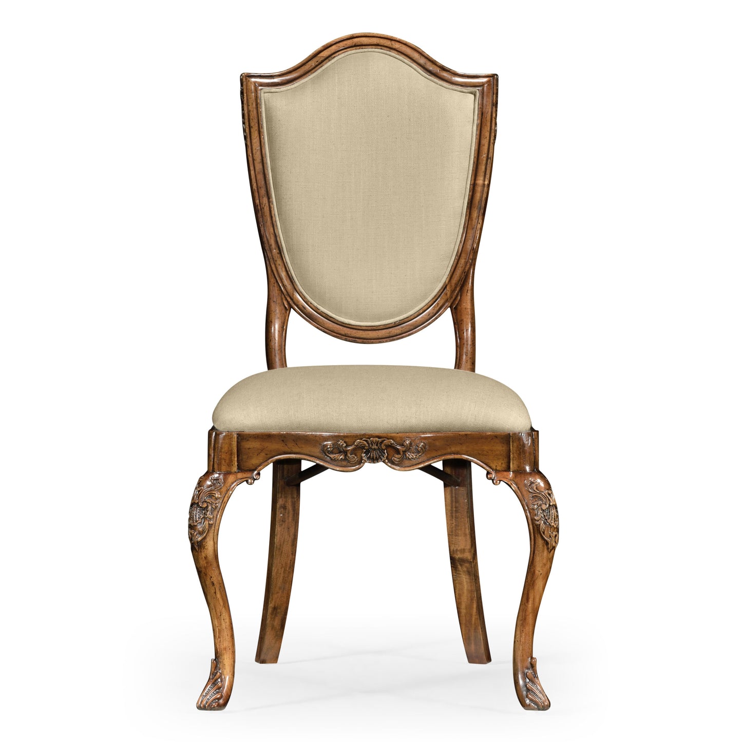 Upholstered shield back side chair | Jonathan Charles