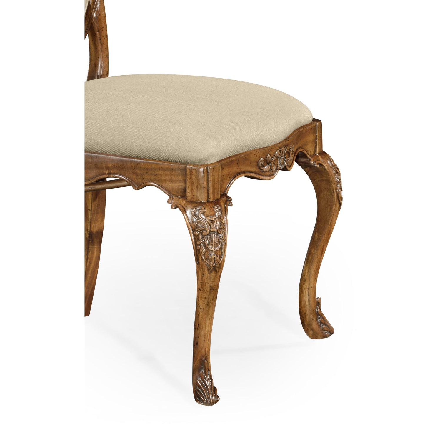 Upholstered shield back side chair | Jonathan Charles