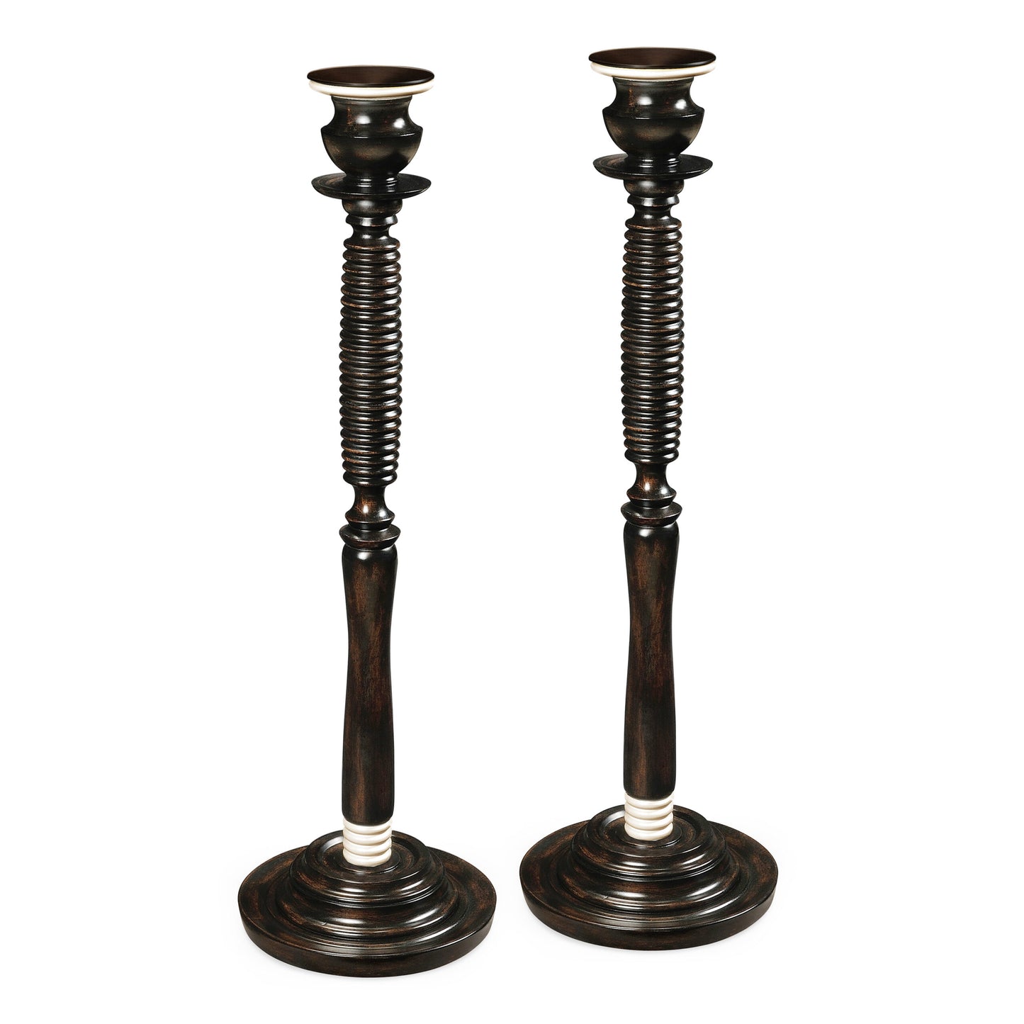 A Pair of Charcoal Candlesticks | Jonathan Charles