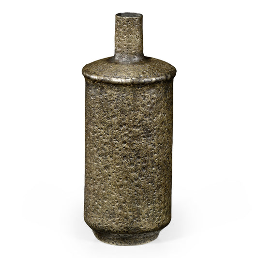 Tall Textured Brass Vase | Jonathan Charles