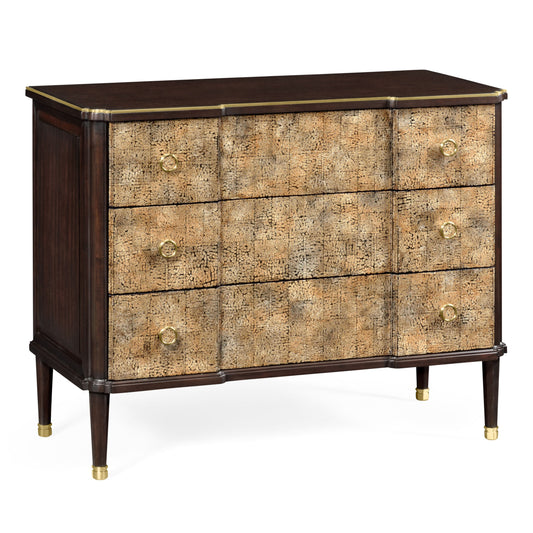 Chest of Drawers with Eggshell Inlay & Brass Details | Jonathan Charles